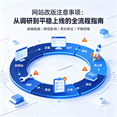 海口建站-网站改版注意事项：从调研到平稳上线的全流程指南
